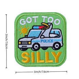 Got Too Tonly Funny Goose Patch – Insignia táctica de moral, parche militar bordado fresco para chaleco del ejército, mochila, bolsa Molle, ropa, cascos, gimnasio, bricolaje, insignias para equipo