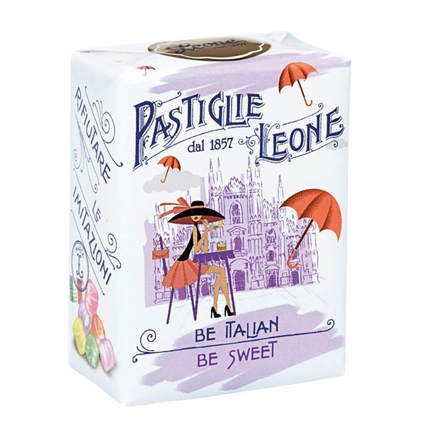 Pastiglie Leone. Be Italian. Mixed flavors candy - Milan. 30g (1oz)