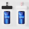 Waterproof Smartphone Pouch Crossbody Clutch for Water Activities 01 Slide Waterproof Pouch - White