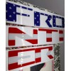 Advanced Trims USA FLAG Rear Tailgate Inserts Letters Emblem For