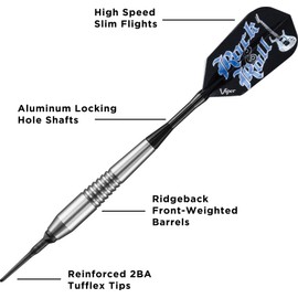 Viper Rock & Roll Soft Tip Darts & Casemaster