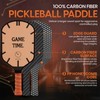 INFIN8 Carbon Fiber Pickleball Paddle - Lemonade Gametime, Non-Slip Grip,Pickleball