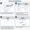 Modern 12'' Led Ceiling Light Fixture, 0.67 Inch Ultra Thin