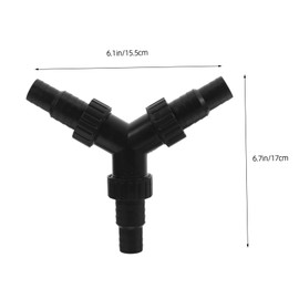 Abaodam Three-way Water Connection Distributor for Aquarium Y-type Hose Splitter Adapter for Efficient Water Flow and Easy Assembly