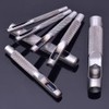 3 Pcs Grommets Hole Punch, Steel Hollow Leather Punch Set,