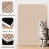 Petinstinct Cat Scratcher Mat, 23.6x15.7 Natural Sisal Cat Scratch Pad
