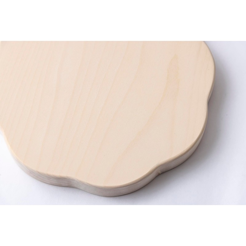 Woodpecker Wooden Cutting Board, Made in Japan, Natural Wood, Ginkgo