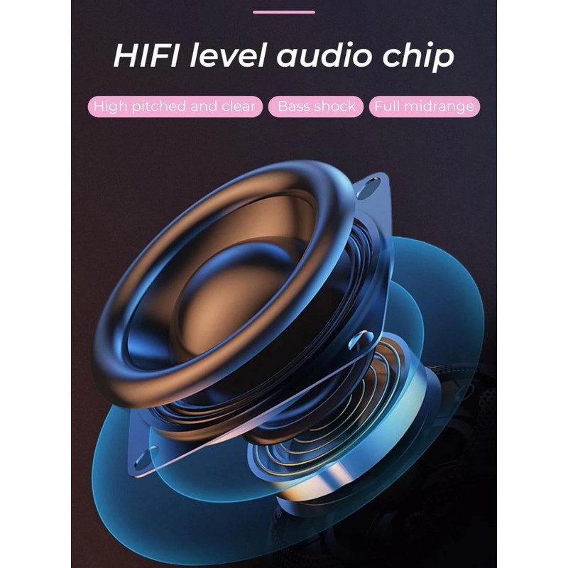 Peicheng Small Portable Bluetooth Wireless IPX5 Waterproof Shower Speaker