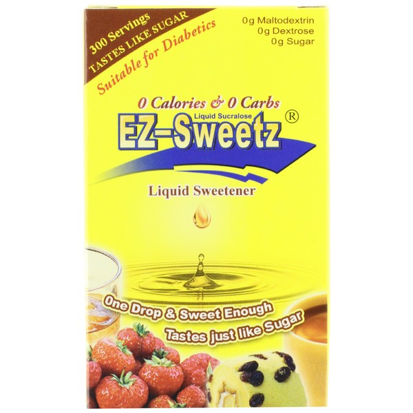 EZ-Sweetz Liquid Sweetener, 0.75-Ounce Bottles (Pack of 6)