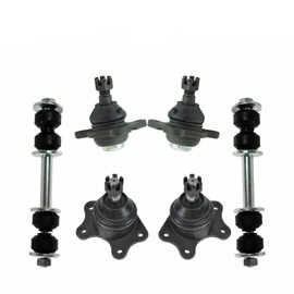 4pcs Front Upper Lower Ball Joints 2pcs Front Sway Bar Linkages Suspension Kit 4 Wheel Drive 6 Piece for Toyota 4Runner/Pickup 2.4L 1986-1989 & 3.0L 1988-1989 WXG0820