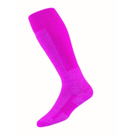 Thorlos SKX Max Cushion Ski Over The Calf Socks, Schuss Pink, Small