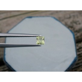 pinnaclediamonds Peridot Square Loose Faceted Natural Gem 4mm