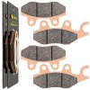 Caltric Front Rear Brake Pads for Kawasaki Ex300 Ninja 300