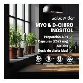 Myo Chiro Inositol 300 Cápsulas Sabor