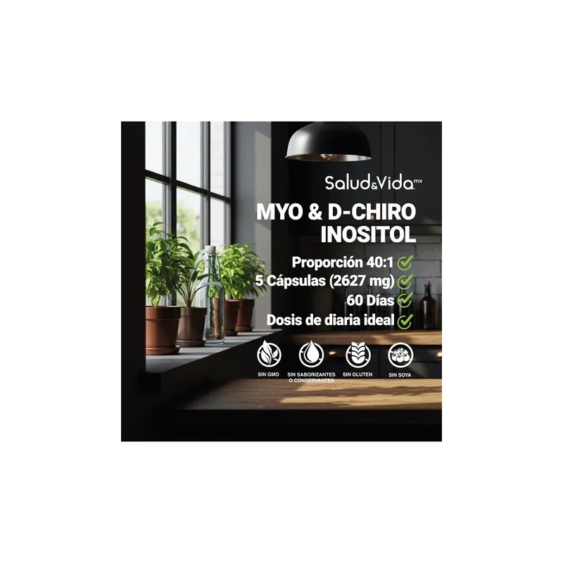 Myo Chiro Inositol 300 Cápsulas Sabor