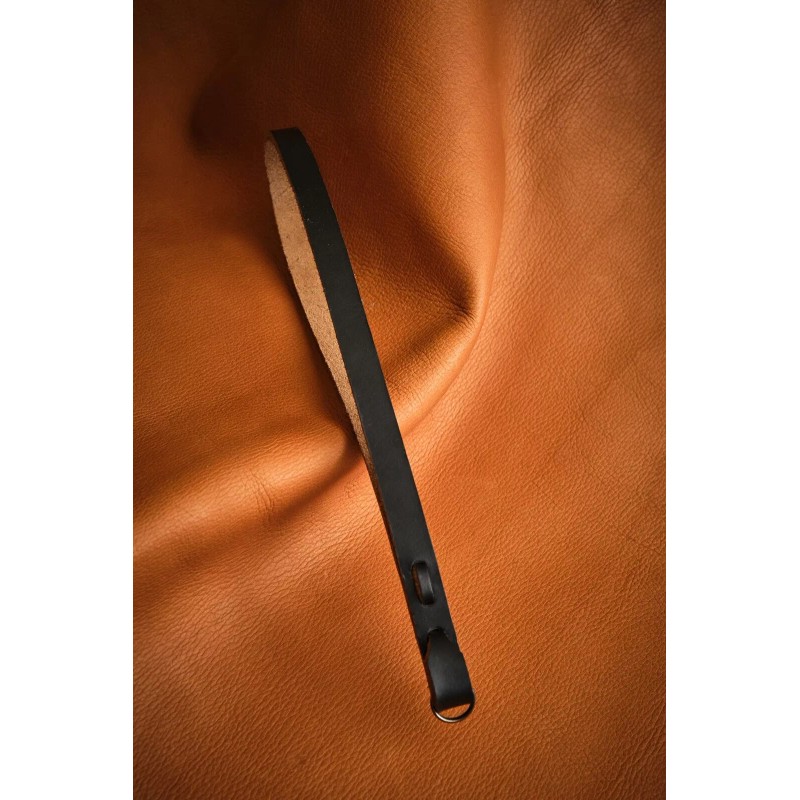 CK Mike handcrafted Horween Chromexel slim quick-release camera wrist strap