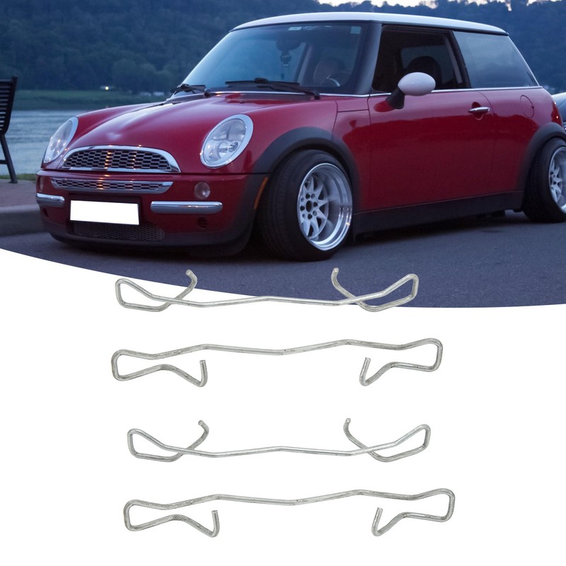 4PCs Rear Brake Caliper Return Springs BPF1755H Replacement for COOPER