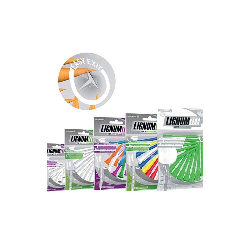 LIGNUM Unisex 38 mm Tees 16PK Mix Neon