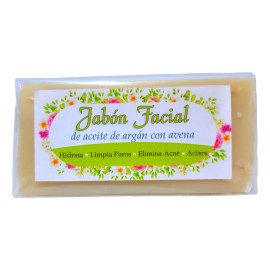 Jabón Natural Aceite De Argán Y Avena 100gr De Crema Rosita