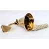 dekoundmeer Wall Bell Polished Brass 230 g Diameter 8 cm