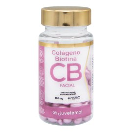 JUVETERNAL Cpsulas Faciales de Colgeno y Biotina 90 cpsulas Twist-Off Reafirma, Nutre y Revitaliza tu Piel                                            