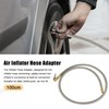 X AUTOHAUX 100cm 39" Car Tire Air Inflator Hose Adapter