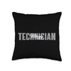 Allergy Technician Typeset Wear Allergy Testing Expert Throw Pillow