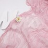 Time to Sparkle Cheesecloth Table Runner 90X400CM - Baby Pink