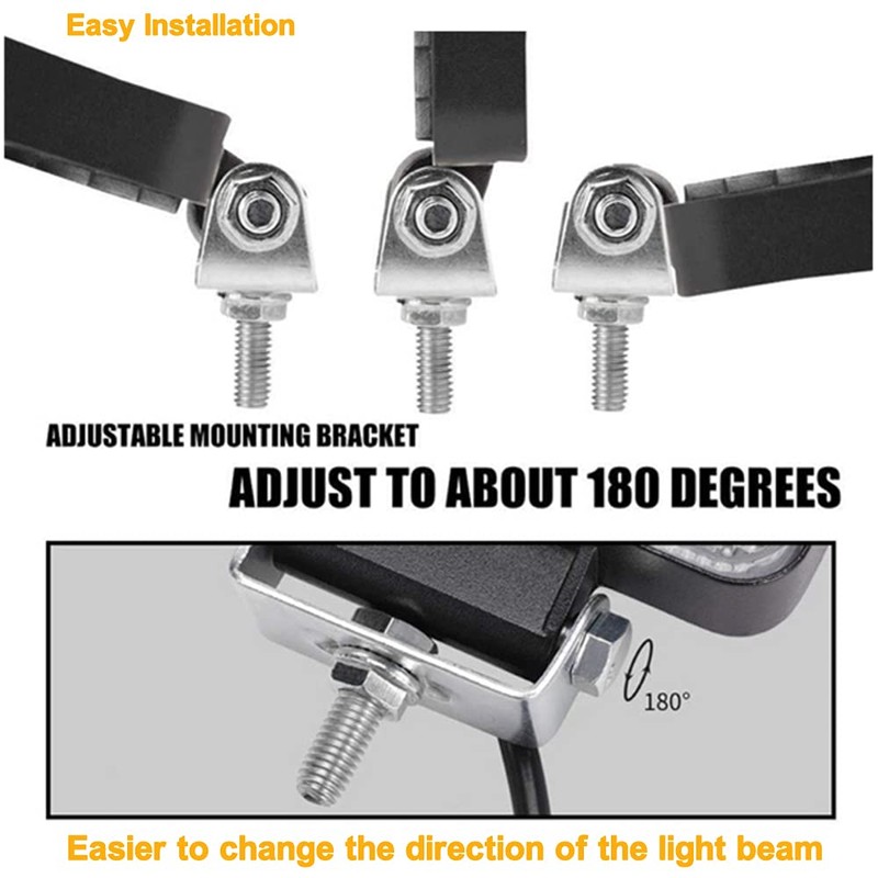48W LED Car Work Light Auto Arbeitsleuchte Offroad Zusatzscheinwerfer Scheinwerfer