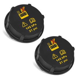 2 Pcs DG93-8101-AA Coolant Reservoir Caps Replacement for Ford Fiesta, Focus, Mondeo, Transit, Edge, F-150 & Lincoln Models
