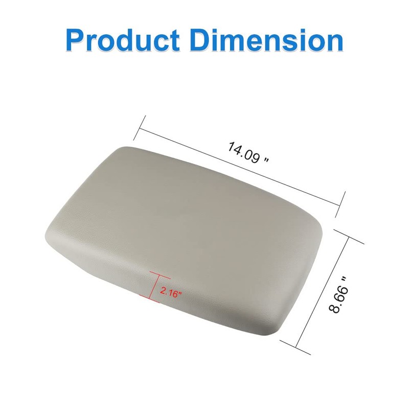 VANJING Replacement for Leather Center Console Armrest Lid Kit Toyota