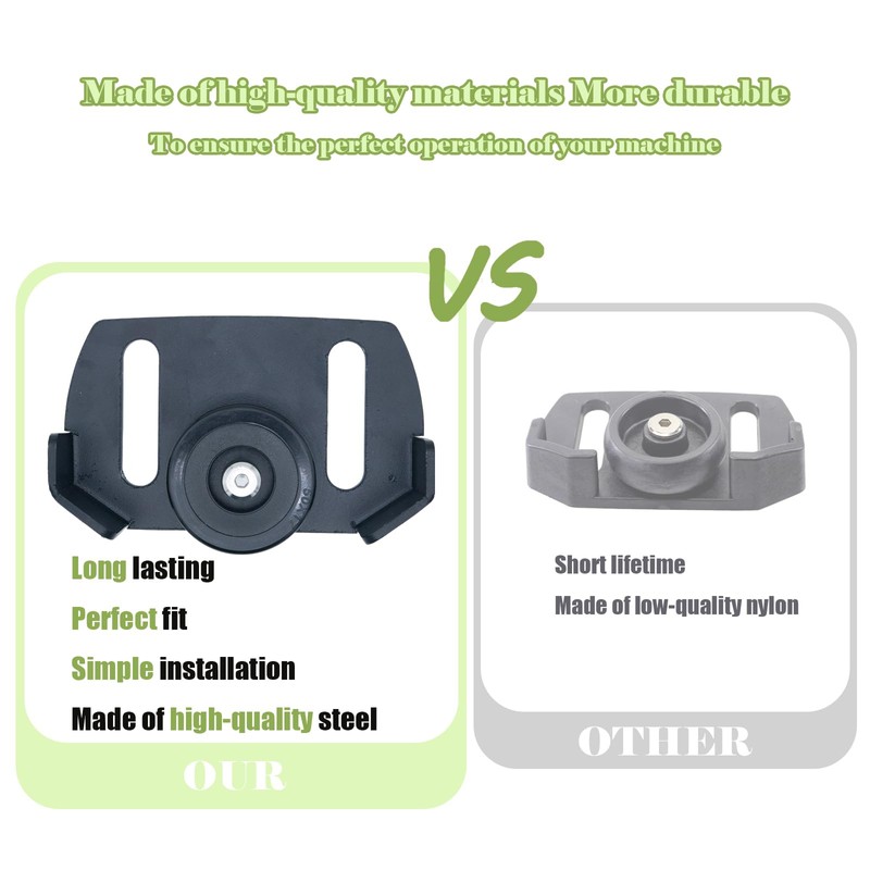 Rogugeroty 490-241-0038 Universal Rolling Skid Shoes Compatible with MTD Crafstman