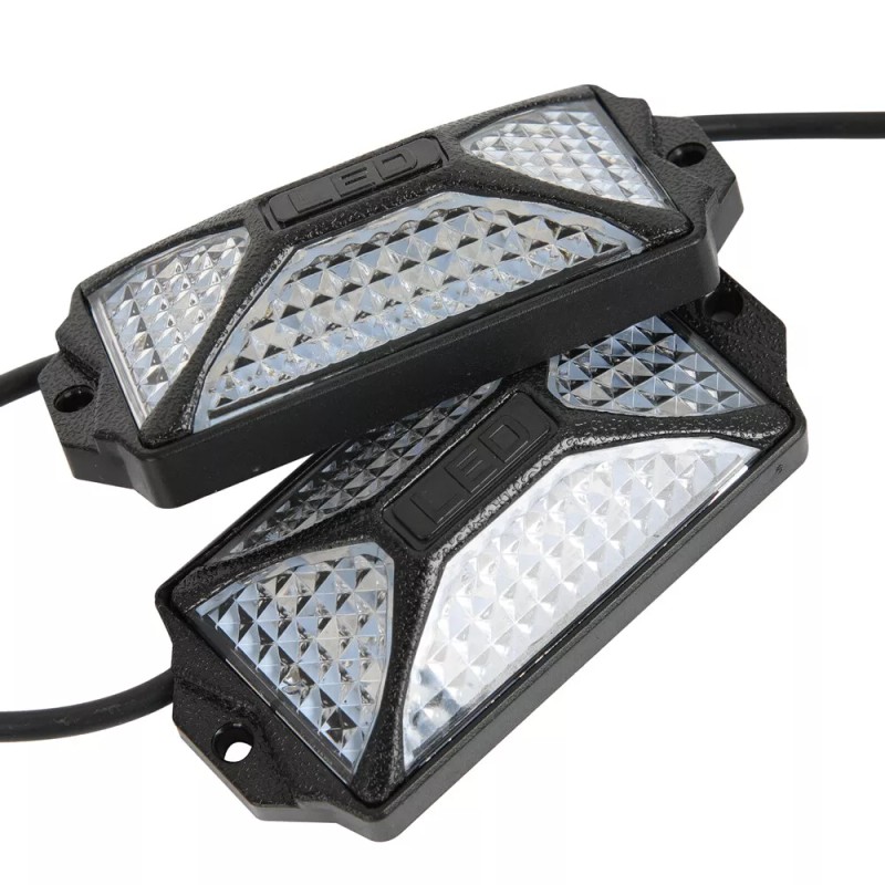 KEEPDSGN 10 Pods RGB LED Rock Lights Kit Underbody Neon