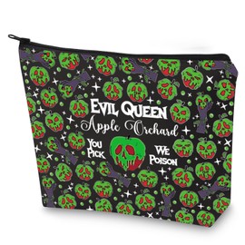 G2TUP Evil Queen Movie Makeup Bag Poison Apple Travel Toiletry Bag You Pick Me Poison Est 1937 Gift for Fairy Tale Lover, Apple New, 无