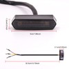 YnGia Motorcycle Rear Light Mini Led Motorbike Brake Light 12V
