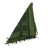 Scarf Head Wrap Breathable Kerchief Comfortable Shawl Green with Tassels