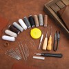 Ruasol 34 PCS Sewing Kit Leather Stitching Kit with AWL