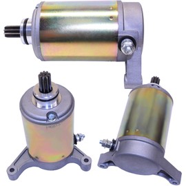 GLENPARTS Starter and Relay Solenoid for YAMAHA ATV Warrior 350 YFM350X 1987-2000 2001 2002 2003 2004 YFM-350 348cc