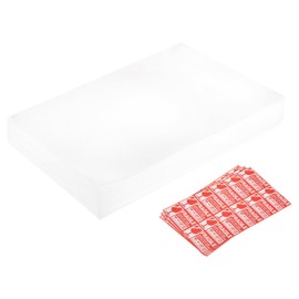 sourcing map Foam Packing Pouches, 50pcs 7.9x11.8 Inch Wrap Bubble Pouches Cushion Foam Packing Supplies White with 36 Fragile Tags for Dishes Furniture Glasses Cups Moving Storage