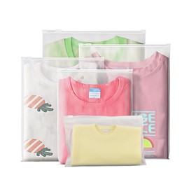 Nzexlyva 25 Pcs Plastic Travel Storage Bag, Reusable Ziplock Bags, Plastic Hospital Bags Maternity Essentials, Waterproof Seal Bag Travel Accessories Space Saver Luggage Organiser Pouch