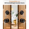 Probrico 4Pack Oil Rubbed Bronze Door Knob and Single Cylinder