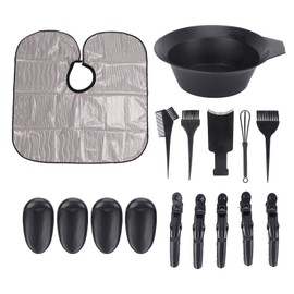 16pcs Hair Dye Coloring Kit, Hair Dye Brush and Bowl Set, Hair Coloring Ear Covers, Hair Dye Tools, DIY Beauty Salon Tool Kit, for Salon Hair Coloring Bleaching