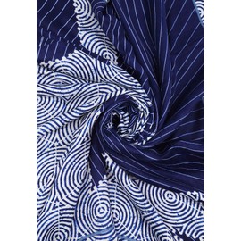 QUEEN HELENA SC22-5 Women's Warm Winter Scarf, blue