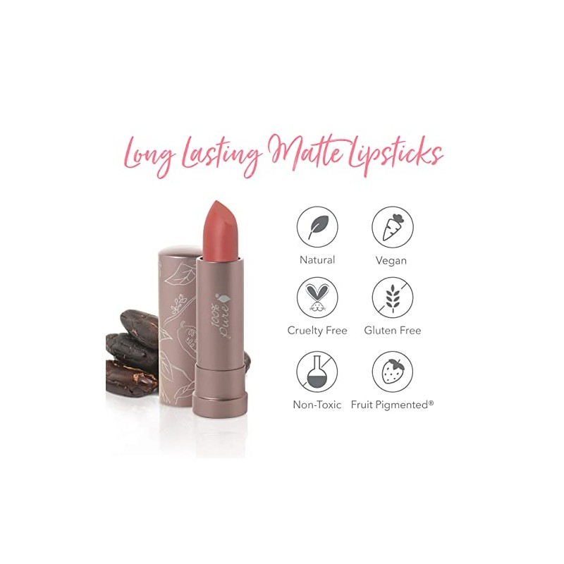 100 Pure Cocoa Butter Matte Lipstick, Mirage, 0.15 Ounce