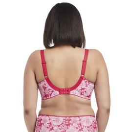 Elomi Women's Plus-Size Kim Stretch Lace Underwire Plunge Bra Bra, Caramel, 34G