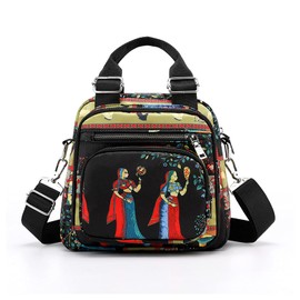 PORRASSO Women's Shoulder Bag Small Backpack Casual Shoulder Bag Multi Bag Nylon Handbag Backpacks for Work Travel Daily Use, tree, Cute, practical