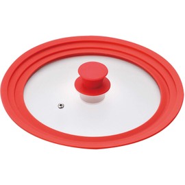 Alcube Pot & Pan Hat with Glass Lid for 9.4, 10.2, 11.0 inches (24, 26, 28 cm) S-1062