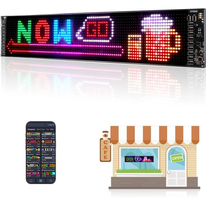 Multifunctional Bright Devil Eyes Light Windshield Programmable LED Eyes for