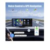M CARKUMI Wireless Carplay Screen for Car, 10.26" Portable Car