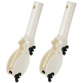 Hiboom 2 Pack Swimming Pool White Tablet Holder Tool for Pool Maintenance for 3 Inch Tablets